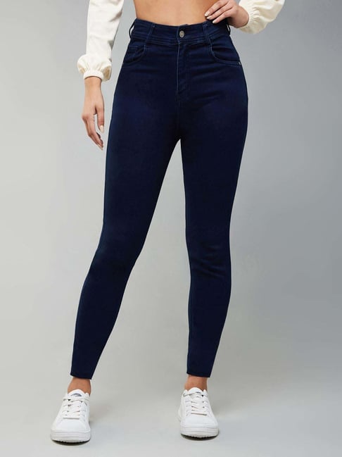 Dolce Crudo Navy Skinny Fit Jeans-picture-15