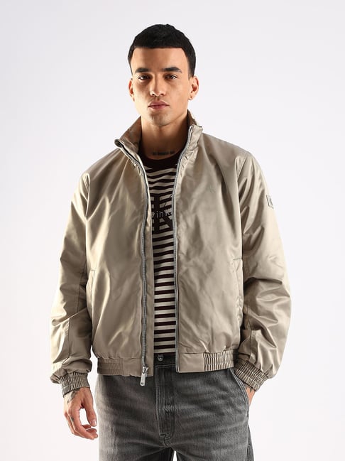 Calvin Klein Jeans Beige Regular Fit Jacket