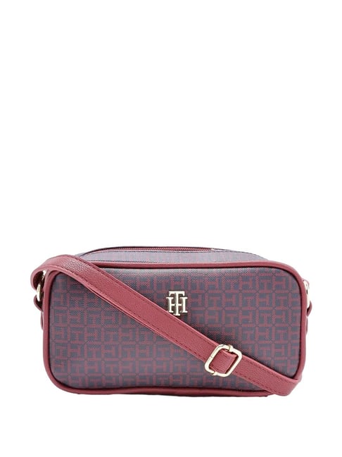 TOMMY HILFIGER Navy & Rouge Logo Sling Bag-picture-29
