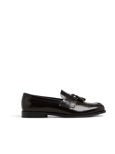 Aldo Men's LIONEL Dark Brown Formal Moccasins-picture-29