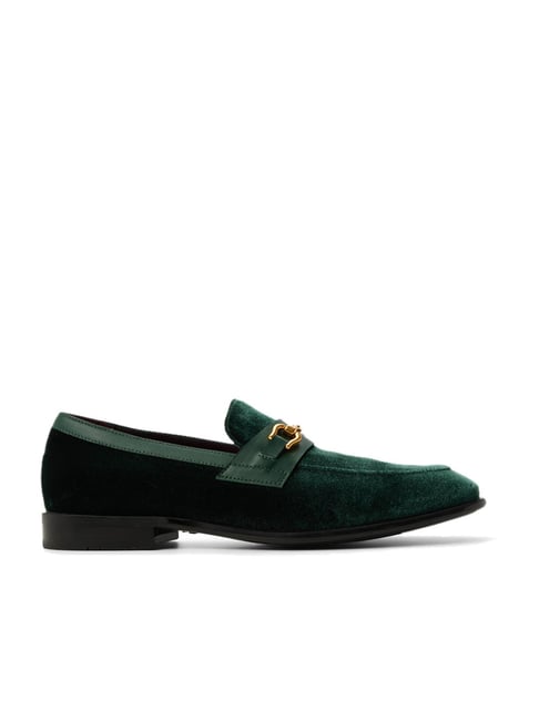 Aldo Men's SAMUELA Dark Green Formal Loafers-picture-34