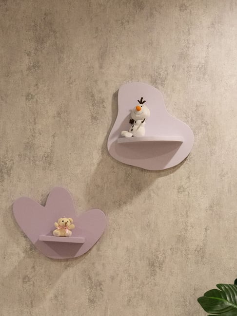 Waddle & Roo Purple Amoeba Shape Shelf-picture-27