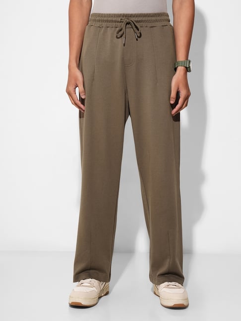 Sf Jeans By Pantaloons Brown Loose Fit Trackpants-picture-42