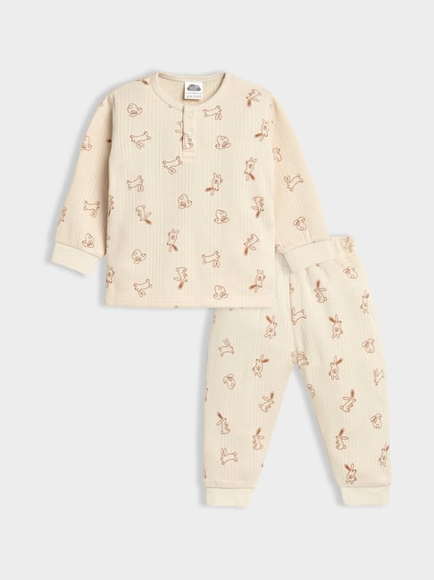 Miarcus Kids Beige Regular Fit Clothing Set-picture-31