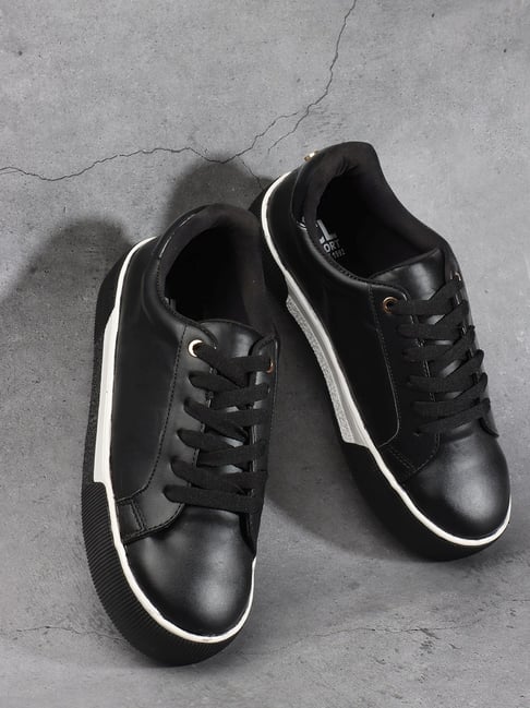 Carlton London Women's Black Sneakers-picture-19