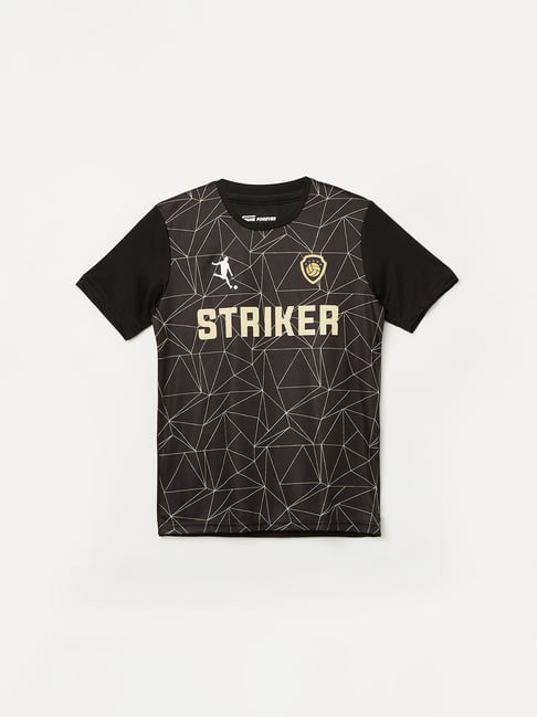 Fame Forever by Lifestyle Boys Black Printed T-Shirt-picture-26