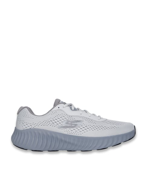 Skechers Men's GO RUN NOW - LIGHTDRIVE Grey Lace Up Running Shoes