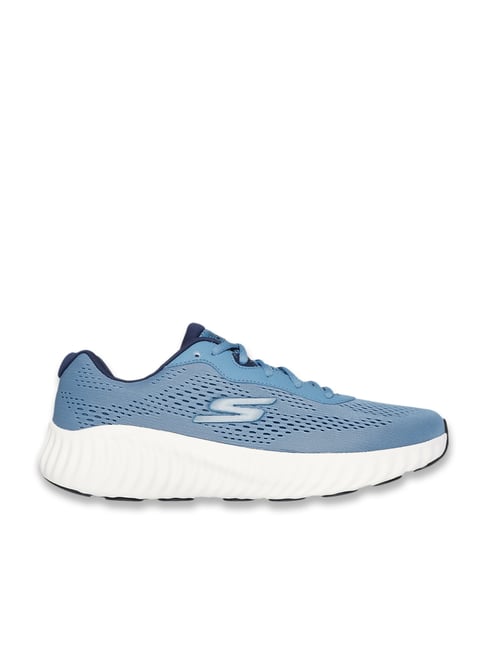 Skechers Men's GO RUN NOW - LIGHTDRIVE Slate Blue Lace Up Running Shoes