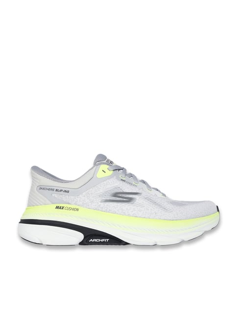 Skechers Men's MAX CUSHIONING ARCH FIT 2.0 White SLIP INS Running Shoes