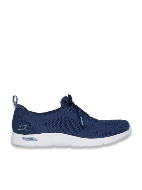 Skechers Women's ARCH FIT REFINE - FREESIA Navy Casual Sneakers