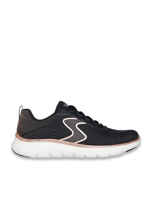 Skechers Women's FLEX APPEAL 5.0-LUXE GLOW Black Lace Up Casual Sneakers-picture-15