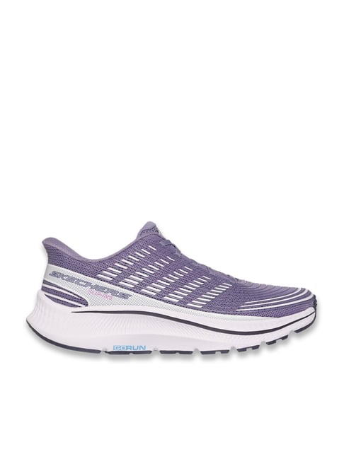 Skechers Women's GO RUN CONSISTENT 2.0 - SENNA Purple SLIP INS Running Shoes