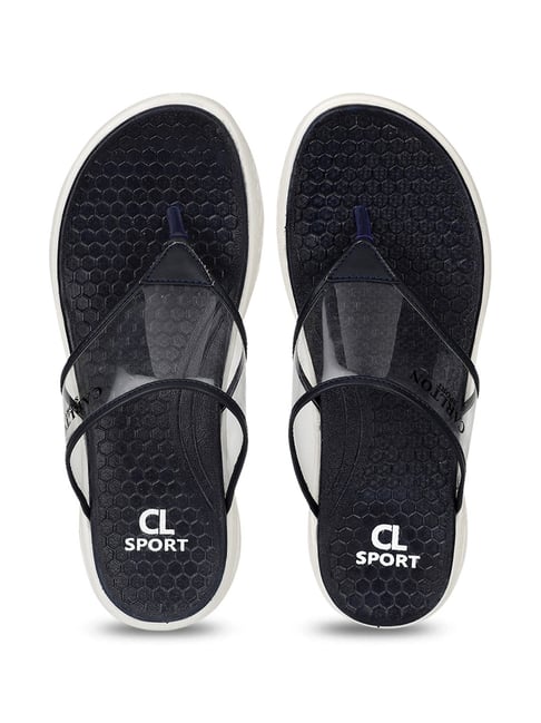 Carlton London Women's Navy Blue Flip Flops-picture-16