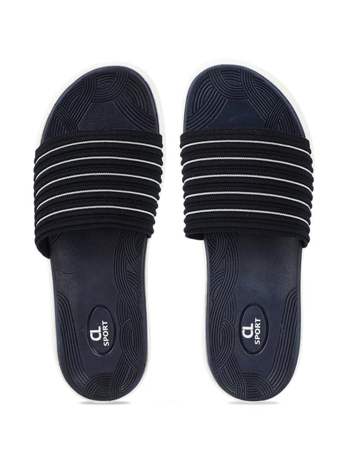 Carlton London Women's Navy Blue Slides-picture-42