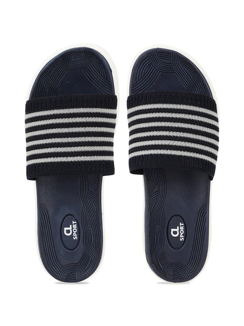 Carlton London Women's Navy & White Slides-picture-48