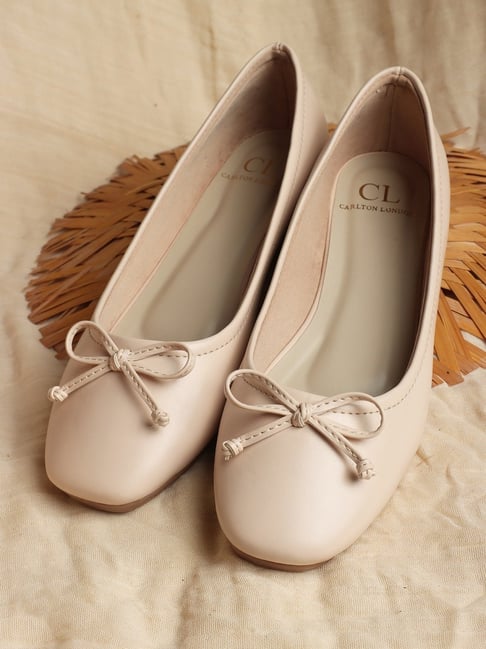 Carlton London Women's Beige Ballerina Shoes-picture-45