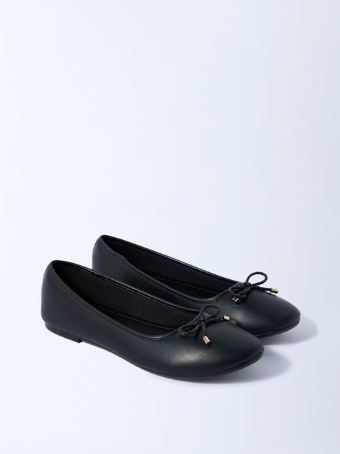 LUNA BLU by Westside Black Bow-Detailed Ballerina-picture-19