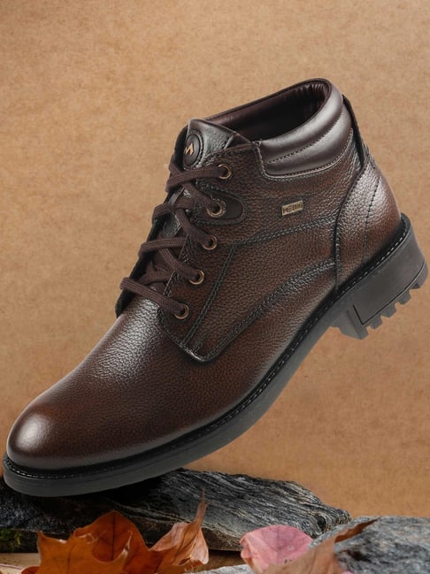 Metro Men's Brown Boots-picture-10