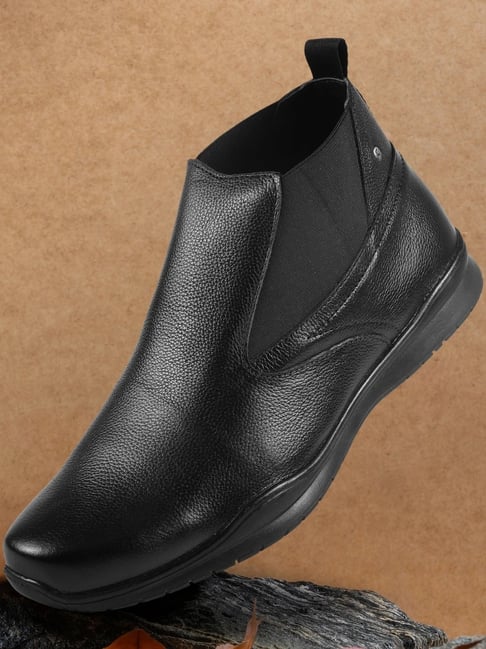 Mochi Men's Black Chelsea Boots