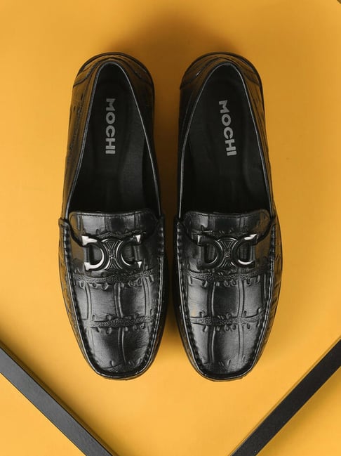 Mochi Men's Black Loafers