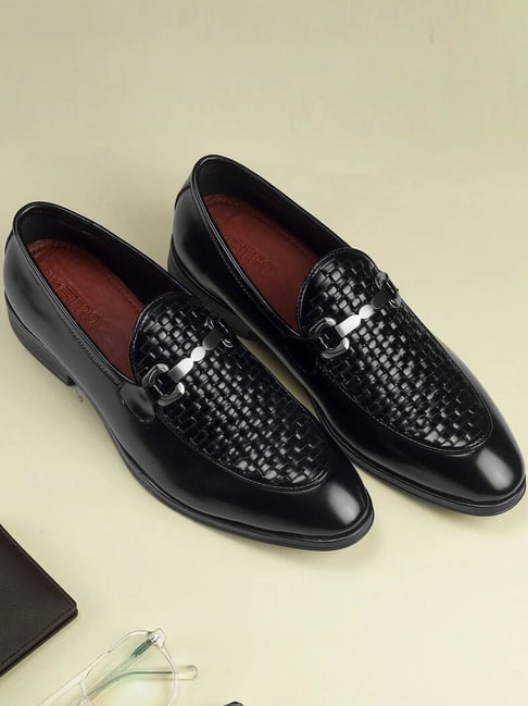 Metro Men's Black Loafers