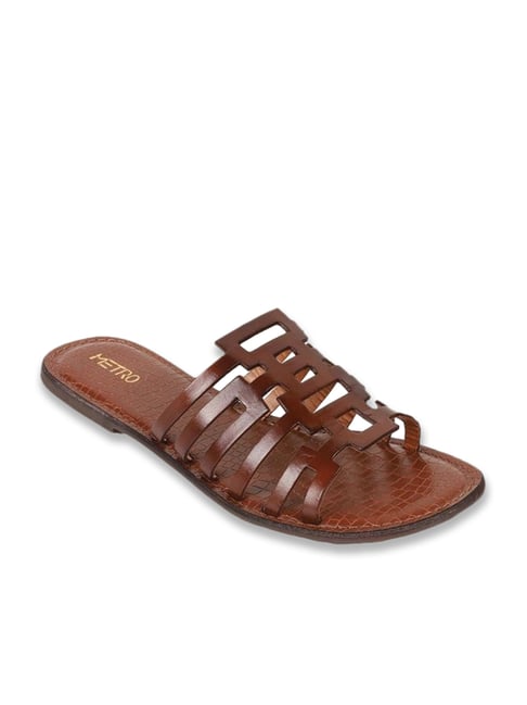 Metro Women's Tan Casual Sandals-picture-23