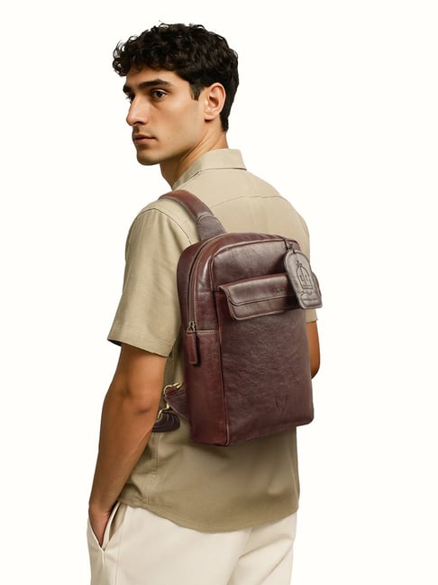 Hidesign Tan Cross Body Bag