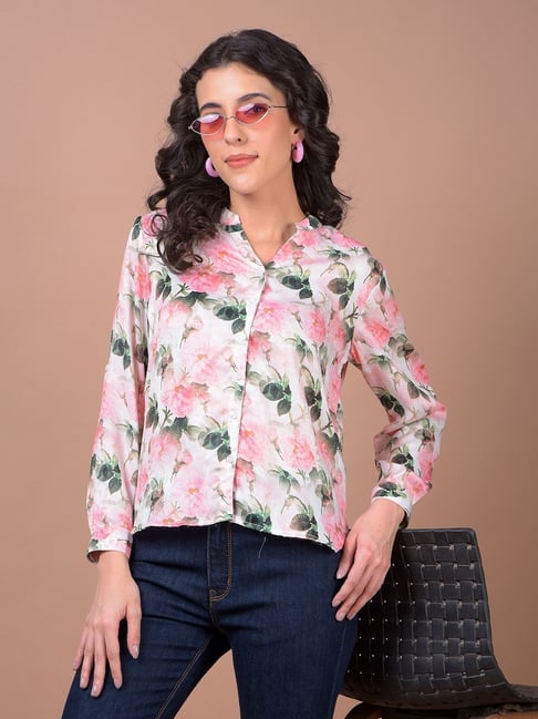 Crimsoune Club Multicolor Floral Print Shirt-picture-31