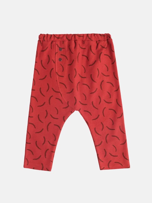 Miniklub Boys Rust Orange Regular Fit Knitted Bottom