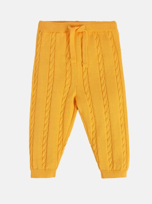 Miniklub Boys Yellow Regular Fit Knitted Bottom