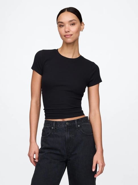 GAP Black Blended Solid Top-picture-42