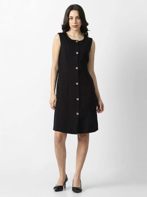Van Heusen Black Regular Fit Dress-picture-42