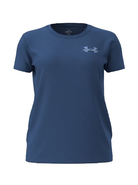 Under Armour Blue Regular Fit Sports T-Shirt-picture-25