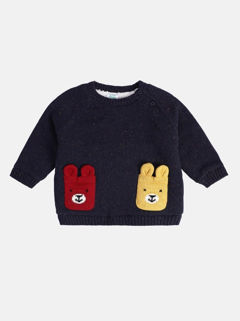Miniklub Boys Navy Regular Fit Knit Sweater