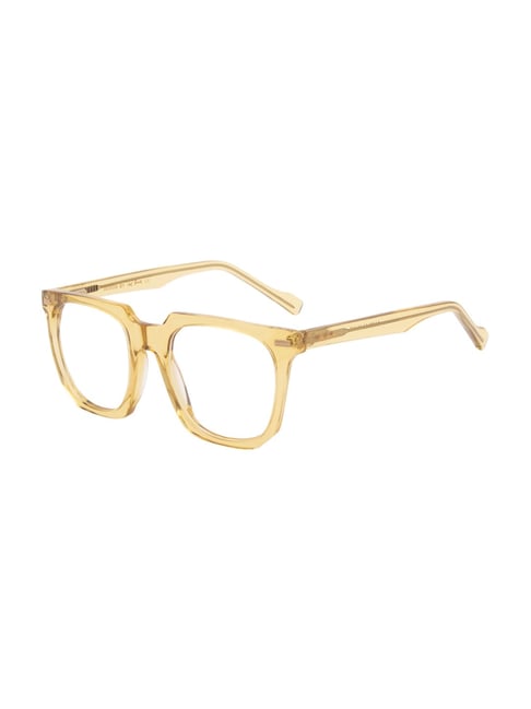 Ted Smith Festive Yellow Square Unisex Eye Frames