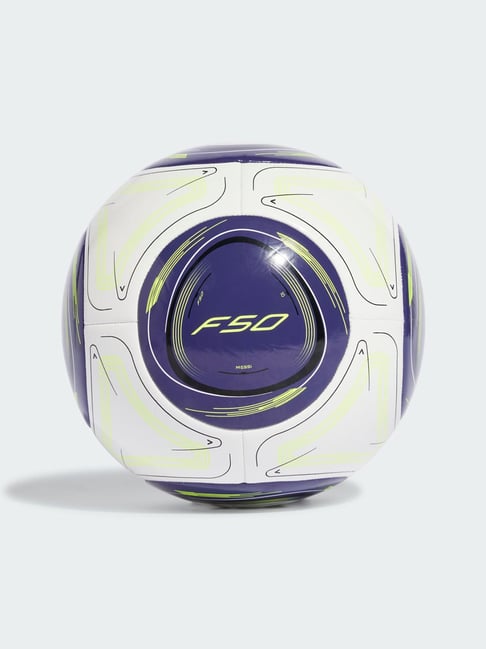 adidas White Navy MESSI CLB Football