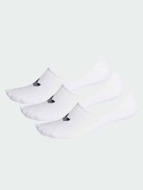 Adidas Originals White Low Cut Liner Socks Pair of 3 - XL-image-43