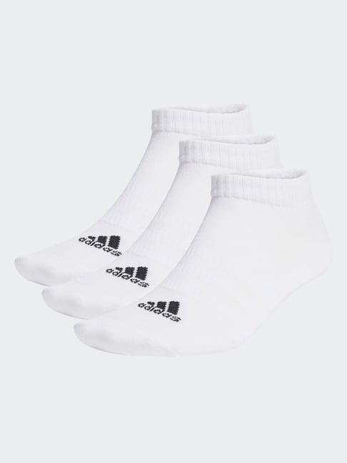 adidas White Ankle Socks Pair of 3 - L-image-20