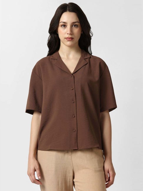 Van Heusen Brown Regular Fit Shirt-picture-33