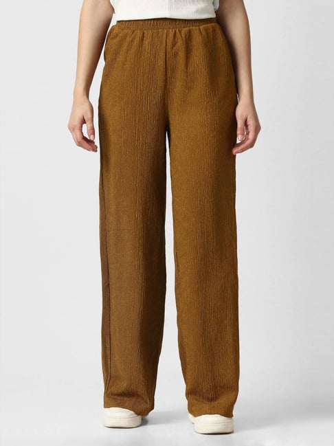 Van Heusen Brown Regular Fit Trousers-picture-42