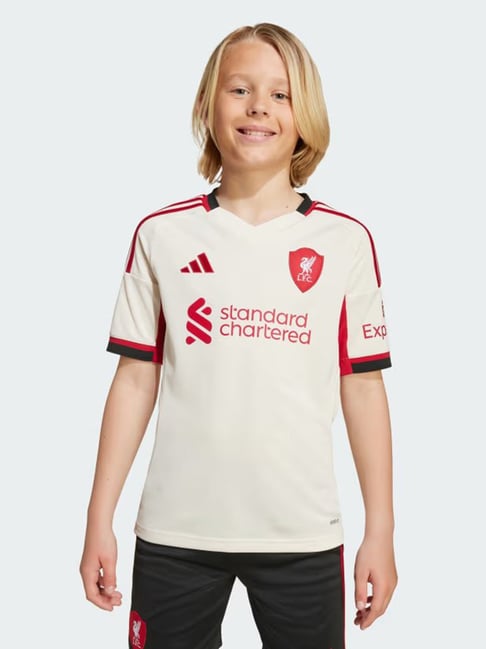 Adidas Kids White Regular Fit Printed T-Shirt-picture-23