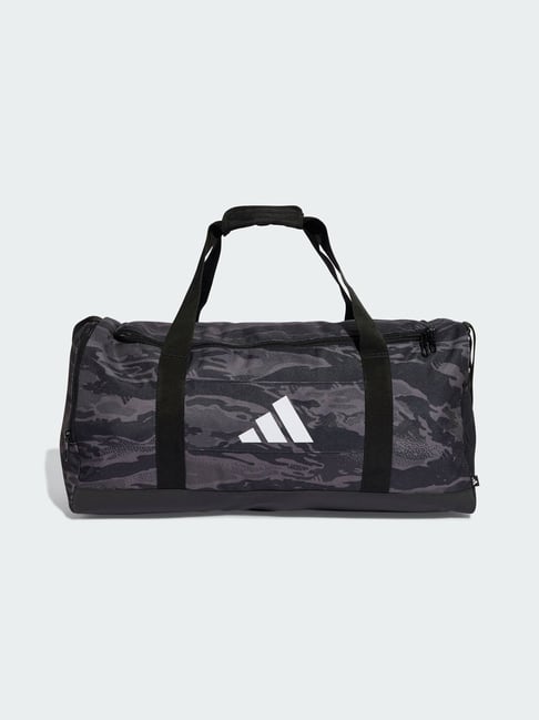 adidas Dark Grey Printed Medium Duffle Bag