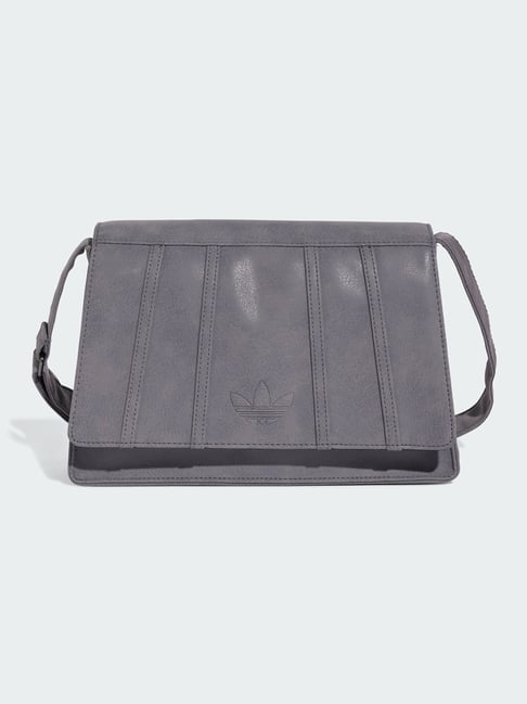 Adidas Originals Grey Cross Body Bag-image-6