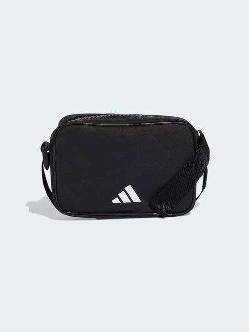 adidas Black Logo Cross Body Bag-image-7