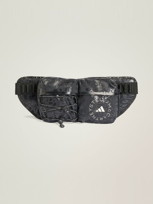adidas Black Textured Belt Bag