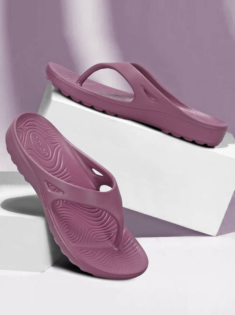 Paragon Women's Mauve Flip Flops-picture-28
