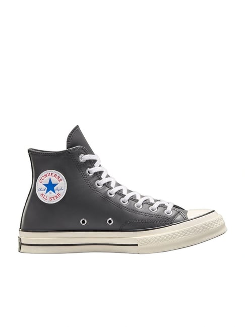 Converse Unisex Chuck 70 Heritage Color Leather High Top Grey Sneakers
