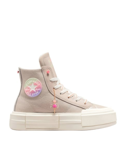 Converse Women's Cruise Candy High Top Beige Sneakers