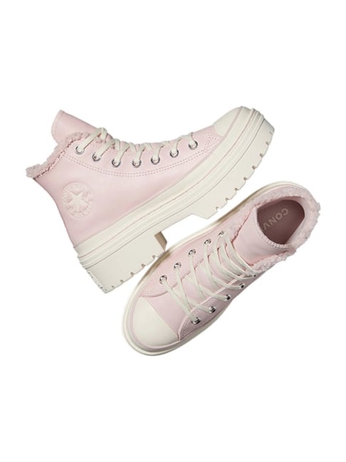 Converse Women's Chuck Taylor All Star Lugged Heel Sherpa High Top