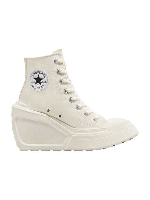 Converse Women's Chuck 70 De Luxe Wedge High Top OffWhite Sneakers